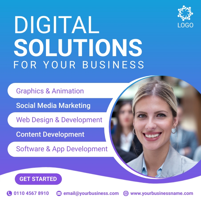 Corporate business Instagram flyers Template | PosterMyWall