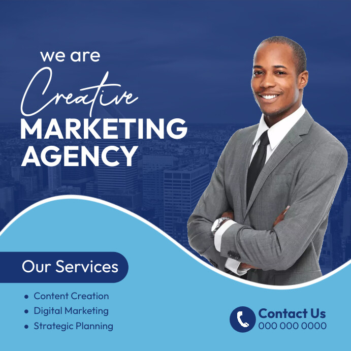 Corporate business poster template