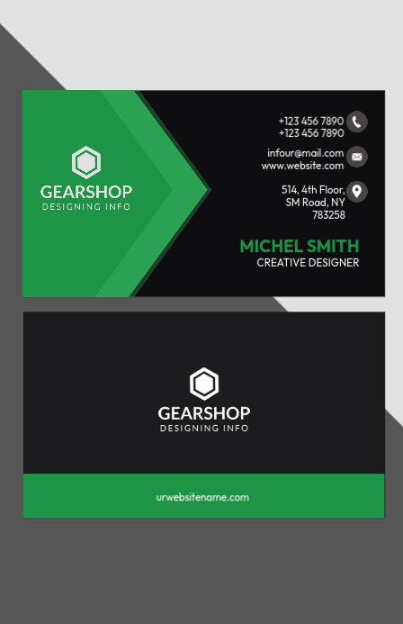 Corporate Calling Card Template | PosterMyWall