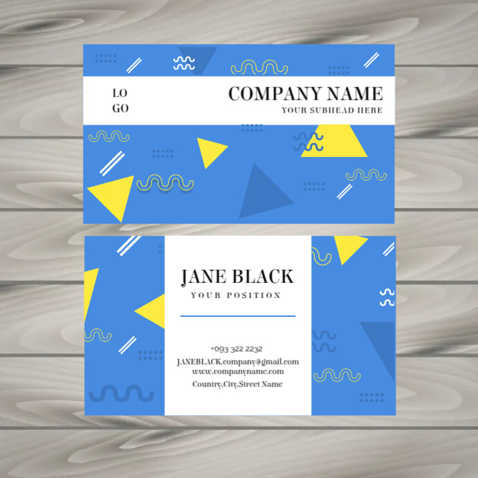Corporate Calling Cards Template | PosterMyWall