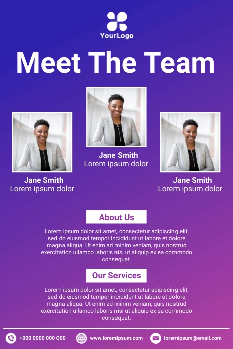 corporate company profile Template | PosterMyWall