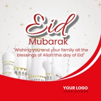 Corporate eid ul fitr Wpis na Instagrama template