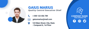 corporate email signature Encabezado de correo electrónico template