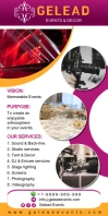 Corporate Events provider banner advert template