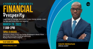 Corporate Facebook event cover template