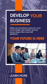 corporate finance and investing instagram sto template