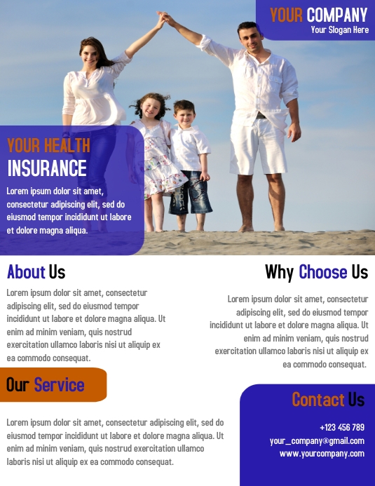 CORPORATE INSURANCE FLYER TEMPLATE DESIGN