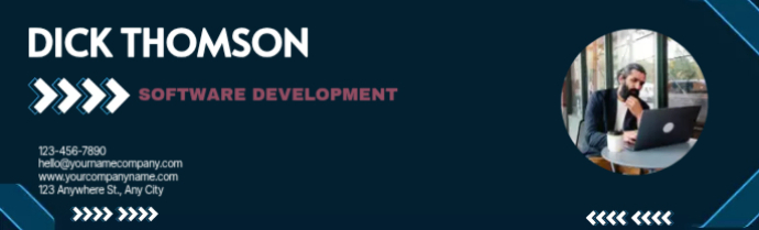 Software Development Professional Profile Template | PosterMyWall