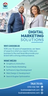 Corporate Marketing Roll up banner Spanduk Gulir Atas 3' × 6' template