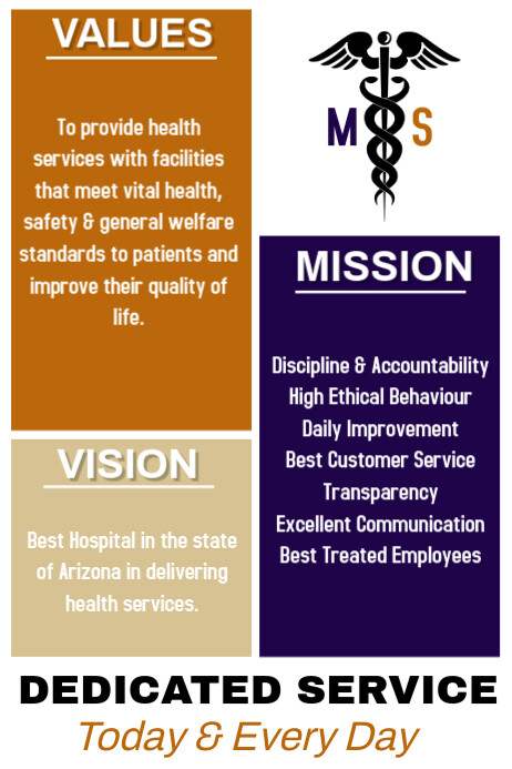 corporate/mission/vision/values/hospital/city Template | PosterMyWall