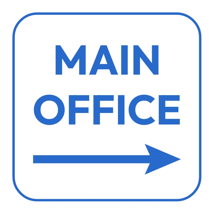 Copy of corporate office directions sign | PosterMyWall