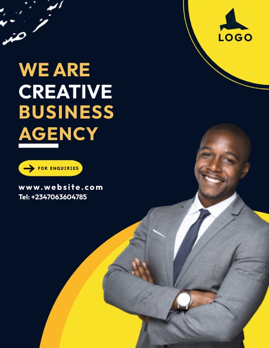 corporate poster (1) Flyer (US Letter) template