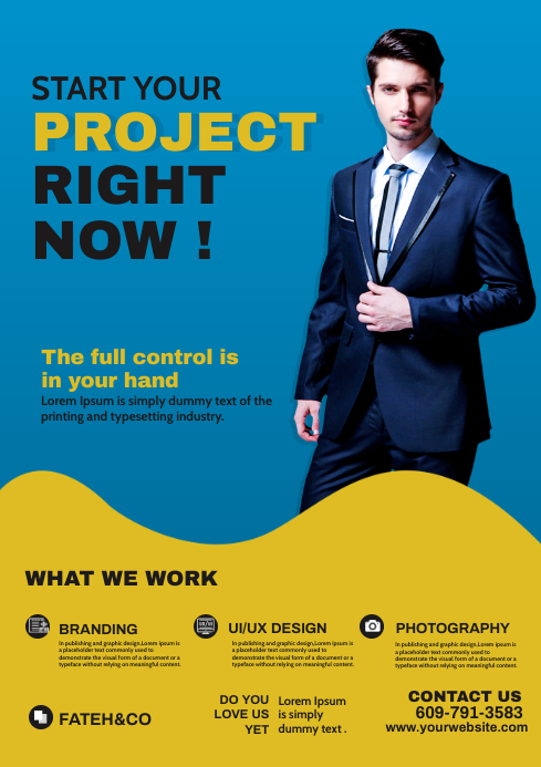 Corporate Office Poster Design