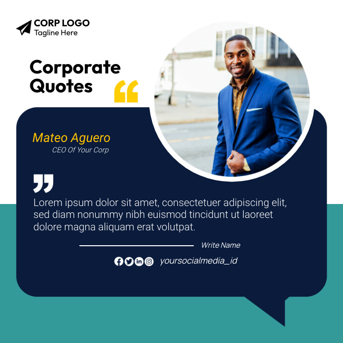 corporate quote template | PosterMyWall