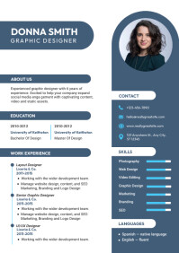 Corporate Resume Template | PosterMyWall
