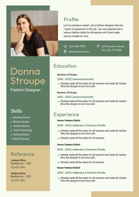Corporate Resume Template | PosterMyWall