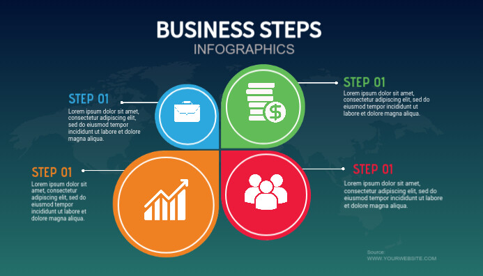 Corporate Steps Values Template Blog Header