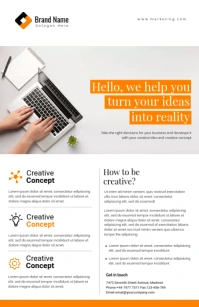 Corporate Tabloid Tablóide template