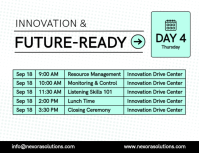White Corporate Training Schedule 传单(美国信函) Template - Page 4