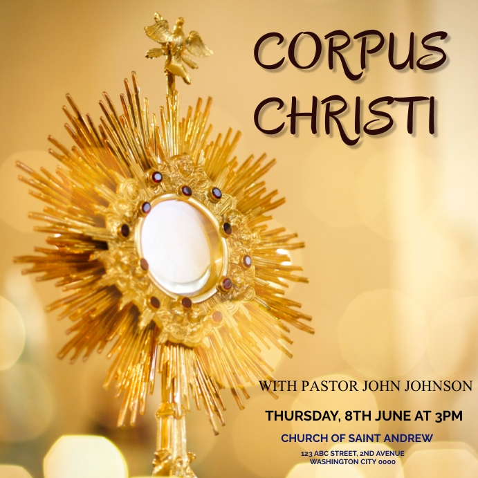 CORPUS CHRISTI Template PosterMyWall