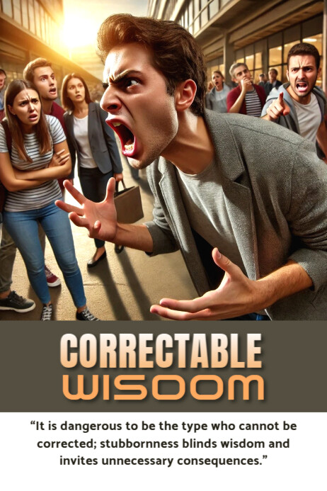 Correctable Poster template