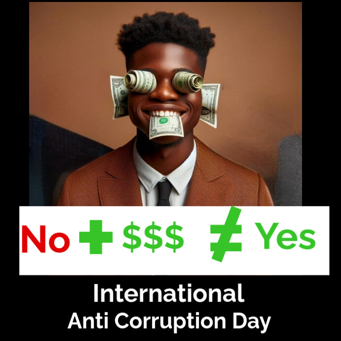 Corruption Instagram Post template