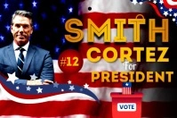 Cortez Election Banner Poster template