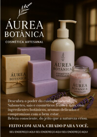 Cosmética Artesanal ad 250717 A4 template