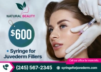Cosmetic Injections Postcard template