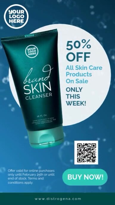 Cosmetic makeup company digital display Template | PosterMyWall