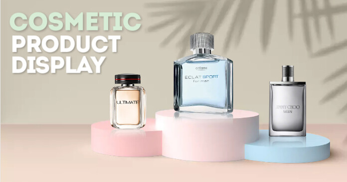 Cosmetic Product Display Facebook Shared Image template