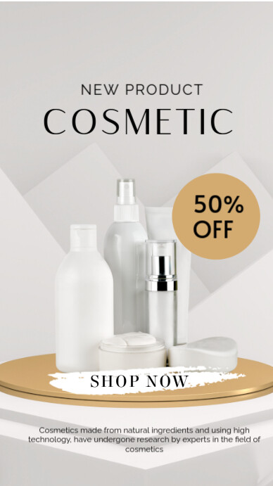 Cosmetic Product Promotion Instagram Story template
