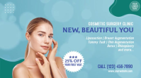 Cosmetic Surgery Video Ad | Aesthetic Clinic, Beauty Treatment & Plastic Surgery Promotion Tampilan Digital (16:9) template