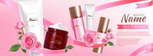 Cosmetics Ads Template Facebook-coverfoto