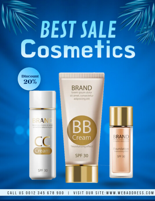 Deal Cosmetics Cosmetics Best Deal Template | PosterMyWall