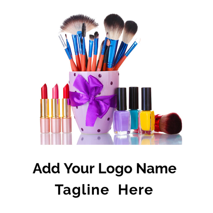 Cosmetics Cosmetology Hygiene Lipstick Mascara, Makeup Brush, Face, Pencil  Logo template