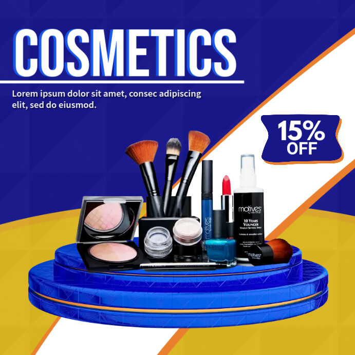 Cosmetics Quadrado (1:1) template