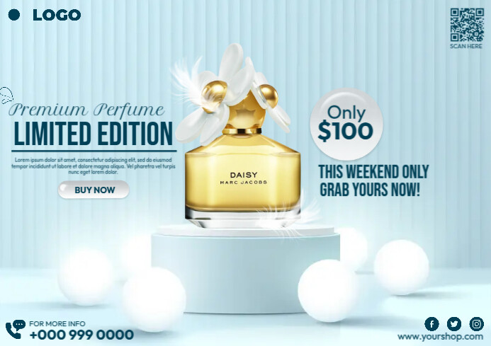 Cosmetics Mockups Template A4