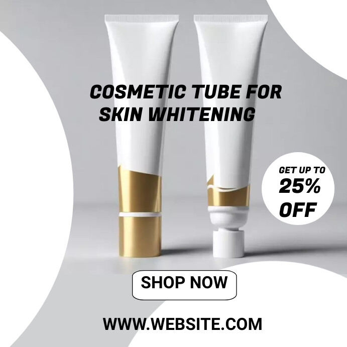 Cosmetics Tube Template PosterMyWall