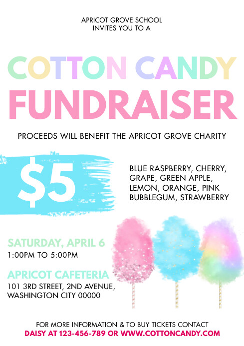Cotton Candy Template PosterMyWall