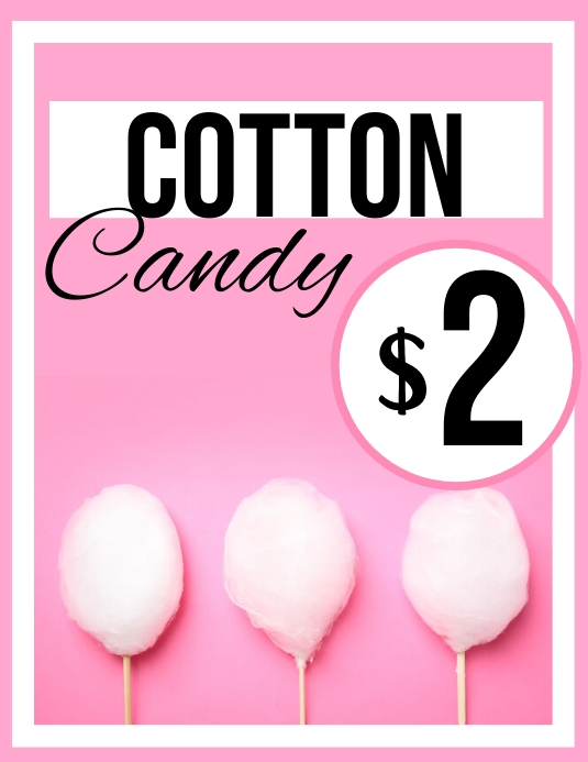 COTTON CANDY Template PosterMyWall