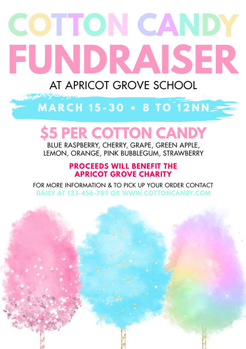 Cotton Candy Template PosterMyWall
