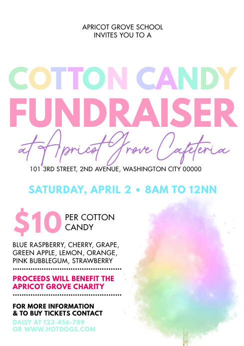 Cotton Candy Template PosterMyWall
