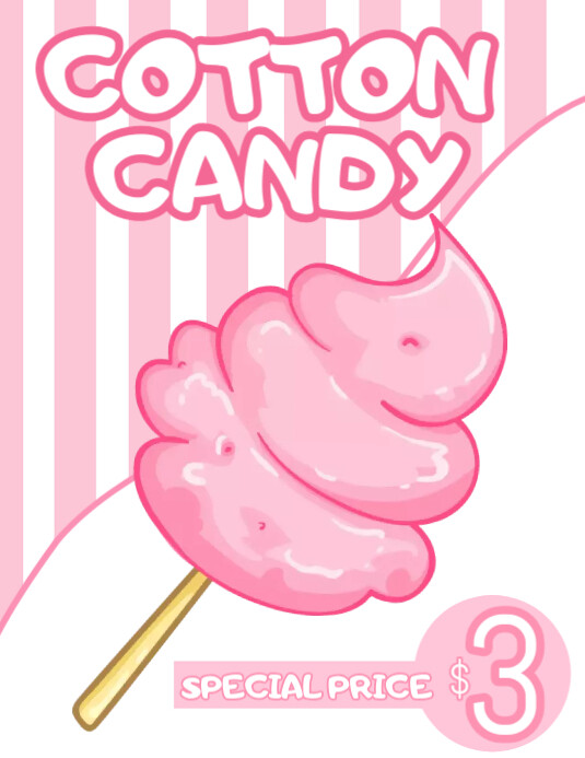COTTON CANDY Template PosterMyWall