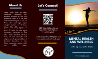 Counseling Mental Health Wellness Brochure Cover US Legal template