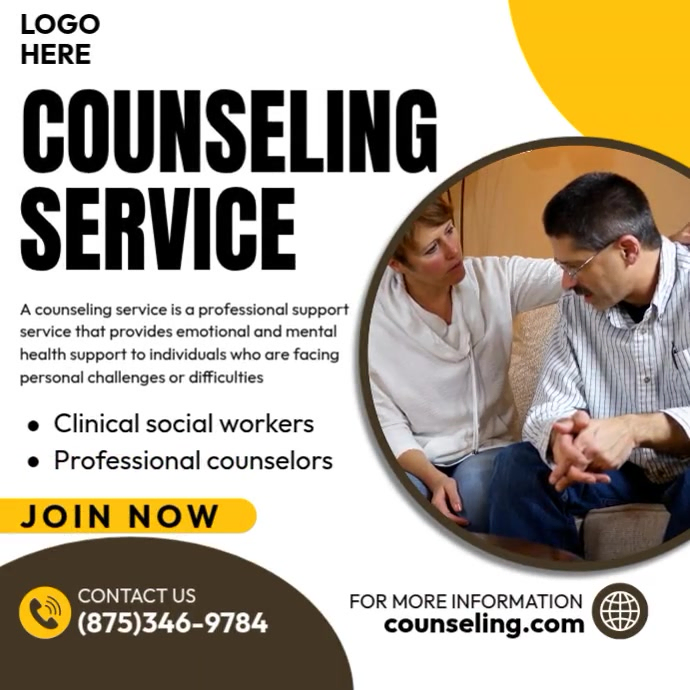 Counseling Services Template | PosterMyWall