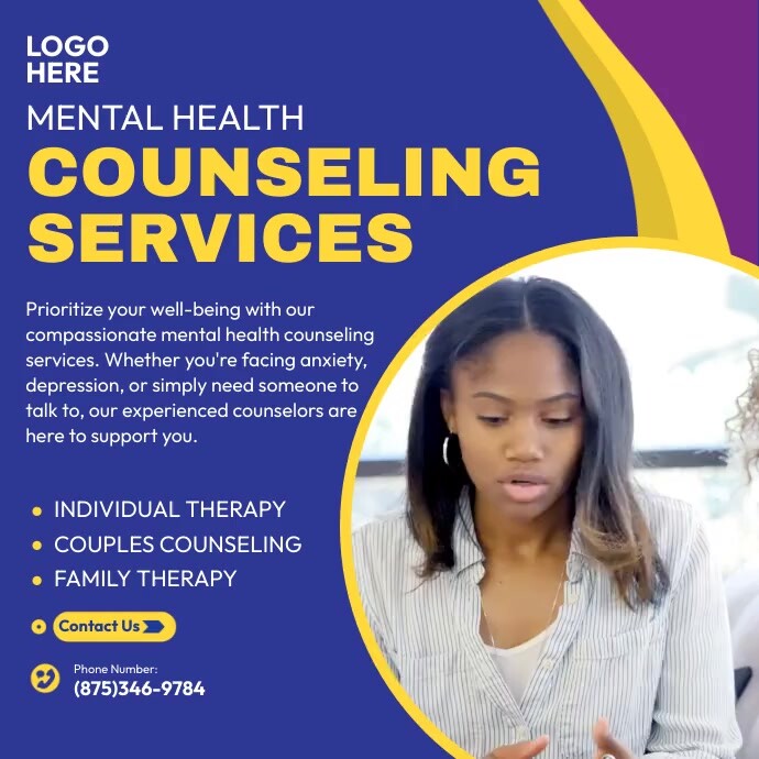 Counseling Services Template | PosterMyWall
