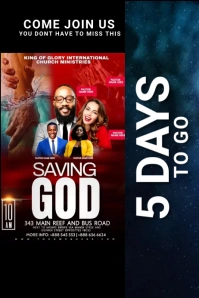 count down Poster template