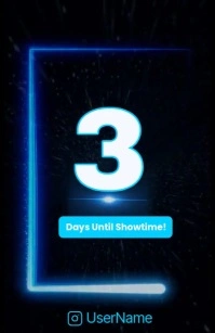 count down event template Tabloid