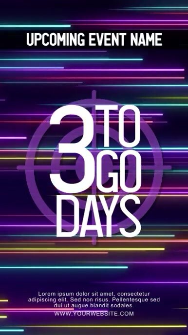 countdown, UPCOMING Tiktok Video template